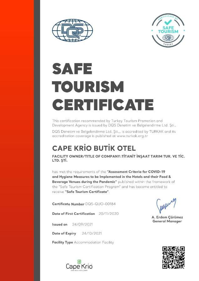 Cape Krio Boutique Hotel & Spa - Over 9 Years Old Adult Only Datca Exterior foto